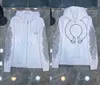 Designer Chrome Clothing Hearts Hoodie Chromes Mens Hoody Womens Heart Hoodies Ch Cross Flower Arm Front Printed Horseshoe Pocket Chromees Hearts Jacket 8ni1