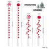 Christmas Decorations 4 Pack Candy Cane Christmas Decoration Bells Lollipop Pendants Tree Xmas Ornaments Home Decor Noel Gifts Navidad Party Supplies 221123