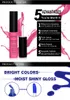 Lip gloss QIBEST Liquid Lipstick Waterproof Matte Nude Lipsticks Pigment Red Long Lasting Lipgloss Women Makeup