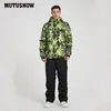 Esqui de esqui para esqui masculino ao ar livre ￠ prova d'￡gua ￠ prova de vento respir￡vel masculino de snowboard de inverno e cal￧as Snow Set Brands 221122