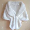 Damen Pelzimitat Frauen Plüsch Braut Hochzeit Jacke Wrap Shrug Bolero Schal Cape 221123