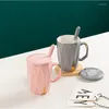 Tasses Tasse à café en céramique colorée peinte à la main, fournitures de Bar de café Vintage créatives, tasse de petit déjeuner de personnalité en relief