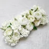 Decoratieve bloemen kransen kunstmatige pioenroos roze hydrangea rij bruiloft achtergrond achtergrond nep bloem muur decoratie diy combinatie boog arrangement 221122