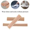 Pieds Correcteur Doigt Correcteur Semelles Tissu Gel Silicone Tube Bunion Orteils Doigts Séparateur Diviseur Protecteur Callosités