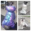 Hondenkleding zilveren jumpsuit voor s dikke pet hoodie parka winterkleding warm vier poten overalls kleine s puppy schnauzer 10a 221123