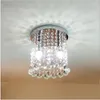 Plafoniere Modern Small Crystal Lamp E27 LED Ball Fixtures per El Hall Home Corridoio Lustro