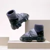 Stivali invernali donna scarpe di pelliccia tacchi alti grosso piattaforma alla caviglia femminile abbigliamento esterno calzature in cotone all'ingrosso scarponi da neve da donna 221123