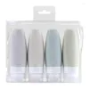 Storage Bottles Leak Proof Travel Set Containers For Size Toiletries With Portable Quart Bag Shampoo Lotion Soap