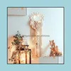 Andra heminredning Rame Wall Hanging Golden Eyes Decor Woven Hanger Tapestry Boho Home Art Window Leverans Garden DHT68