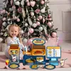 Кухни играют в еду Kids Pizza Shop Set Set Juice Drink Machines Toy Toys Set притворяется кассовый аппарат для детей 221123