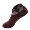 Heren sokken winter warme dubbele gezichten fleece bed sok niet slip slipper vloer goede kwaliteit