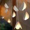 Pendant Lamps Flying Folded Paper Lamp Metal Origami Art Iron Suspension Light Cafe Dinning Room Restaurant El Bar Hanging Lighting