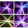 6pcs 레이저 끄는 디스코 조명 빔 12x10w rgbw 4in1 windstorm moving head 파티 나이트 클럽을위한 스트로브 라이트 LED 스트로브 라이트