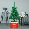 Décorations de Noël 5060 cm Arbre de Noël Rose Bleu PVC Arbre de Noël artificiel Décorations de Noël pour la maison Cadeau de Noël Année Fournitures de fête 221123