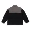 Nytt vinterpar fleece rockar tjocka varma kläder hiphop street unik outwear färg blockering par mode bomullsjackor ct78