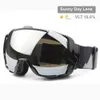 Ski Goggles UV400 Antifog met zonnige daglens en bewolkte opties Snowboard zonnebrillen slijtage over RX -bril 221123