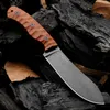 ESEE JG5 Survival nóż prosty 1095 stal wysokowęglowa czarny kamień Wash Blade Full Tang Micarta uchwyt ostrze stałe noże ze skórzaną osłoną