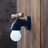 Nachtlichter LED Mini Wandleuchte Aufladbare Lampe Wasserhahn Licht Außenbeleuchtung USB Wasserdicht Badezimmer Garten