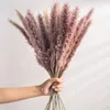 Ghirlande di fiori decorativi 30 pezzi Bouquet di canne essiccate reali Decorazione di nozze per la casa Tavolo Flores Preservadas Erba di pampa naturale Decor per camera 221122