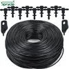 Hoses SPRYCLE 5M-140M Garden 3/5mm PVC Hose Micro Drip Irrigation System w/ 2-Way Connector 1/8'' Tubing Pipe Dripper Greenhouse 221122