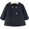 Casaco bebê menino menino primavera de inverno lã mistura de jaqueta roupas infantil infantil anos de natal anos de roupa de vestuário de roupas de vestuário 221122