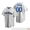 2021 Hommes # 11 Edgar Martinez Baseball Jerseys 24 Ken Griffey 51 Ichiro Suzuki SMITH Personnalisé Femmes Jeunesse Blanc Cooperstown Collection Accueil