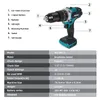 Trapano elettrico WOSAI Brushless 20 Torque Cordless Cacciavite Batteria agli ioni di litio per 18 V al litio 221122