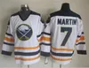 Throwback Buffalo Retro Sabres Hockey 10 Hawerchuk Jersey 11 Gilbert Perreault 89 Mogilny 16 Pat LaFontaine 7 Rick Martin 9 Derek Roy''Nhl''Shirt