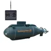 Elektrische RC -boten mini afstandsbediening onderzeeër radio nucleair schip vissen tank speelgoed haai waterdicht model rc boot badbad geschenken voor kid 221122