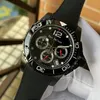 2020 Whole Mens Watches vk Quartz Watch Black Pvd Reloj de Lujo Многофункциональный хронограф Керамический Безель Montre de Luxe260d