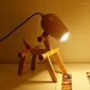Lampes de table Design créatif bois moderne bureau lumière salon chambre décor 110-240V éclairage enfants étude