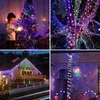 Juldekorationer 100LED Strip Light Fairy Lights For Home Garden Outdoor Xmas Tree Navidad Year Gift 221123