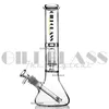 12 inches Hookahs beaker bong Smoking Water Pipes Glass Bongs Dab Rig Smoke Pipe oil rigs with Quartz Banger and bowl