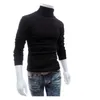 Männer Pullover Mode Einfarbig Langarm Rollkragen in Pullover Gestrickte Jersey Hombre Cuello 221124