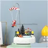 Christmas Decorations Christmas Decorations Village House Scene Houses Town With Warm White Led Light Battery Operate Ornament Drop Dhme1