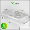 Disposable Take Out Containers Disposable Take Out Containers Kitchen Supplies Dining Bar Home Garden 20Pack Plastic Container Bento Dhhn7