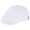 Berets Unisex Duckbill Hat Breathable Mesh Cotton Summer Sboy Beret Ivy Cap Cabbie Flat Soft