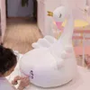 1 st 60 cm söt tecknad barn fåtölj plush säte baby bo sov säng vuxen kudde fylld svan flamingo påfågel plysch leksaker j220729