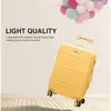 Hanke Pc bagages hommes voyage Trolley Case femmes valise muet Spinner roues Tsa serrure aluminium poignée télescopique H J220707