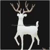 Juldekorationer Juldekorationer Elk Crystal Deer Cake Decorating Dessert Table Decor Merry Decoration For Home 2022 Kids DHQRX