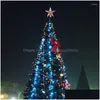 Décorations De Noël Décorations De Noël Grand Arbre Topper Star Lights Lampe Mti Couleur Décoration 100240V Nds Drop Delivery Accueil G Dhp2W