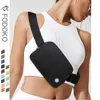 Modne teedy saszetki wszędzie lulu nerka z paskiem Luksusowe torby na ramię bumbag bum chest yoga portfel fanny Nylon Cross Body Projektanci Kaszmirowe Kopertówki