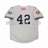 College Baseball nosi 1999 World Series Vintage Mariano Rivera Baseball Jerseys Alex Rodriguez Jason Giambi 2001 2000 2003 2009 2009 Białe szary rozmiar S-4xl