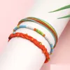 Bedelarmbanden Boheemse vrouw rijst kralen armbanden armbanden gevlochten verstelbare ketting charmes armband voor vrouwen sieraden feest cadeau dr. Dhuxy