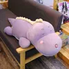 1Pc Super Soft Cute Dinosaur Plush Cushion Confortevole Cartoon Animal Dinosaur Farcito Pop Bed Cuscino per sedia Bambini Ragazzi Miglior regalo J220729