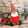Christmas Decorations Christmas Decorations Cute Santa Claus Shape Hanging Decor Creative Exquisite Plush Holiday For Home Decoratio Dhote