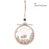 Christmas Decorations Christmas Decorations 2022 Wooden Pendants Wood Craft For Home Diy Kids Gifts Xmas Tree Hanging Year Decor Dro Dh8Bk