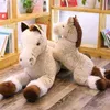 90120 cm Ogromny rozmiar Kawaii Croung Horse Cudddle Soft Animeal Fill Doll Prezent dla Ldren Girl Cartoon Decor J220729