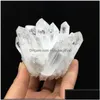 Arts And Crafts Arts And Crafts Gifts Home Garden Natural White Crystal Cluster Original Stone Energy Column Degaussing Office Ecolo Dhtoe