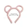 Doux mignon 3D ours en peluche lapin oreille bandeau chapeaux lavage maquillage bandeau fête d'anniversaire noël cheveux accessoires